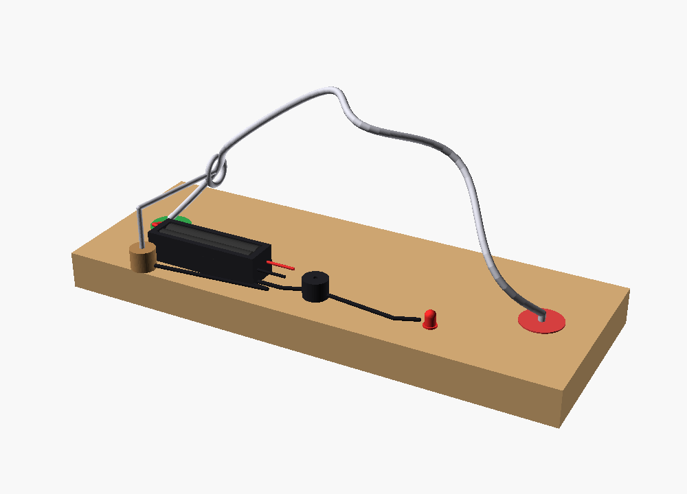Buzz-Wire Steady-Hand Game