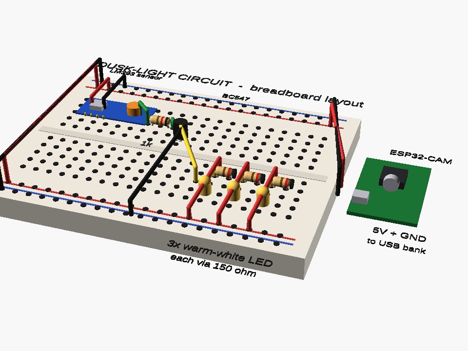 Breadboard layout β isometric